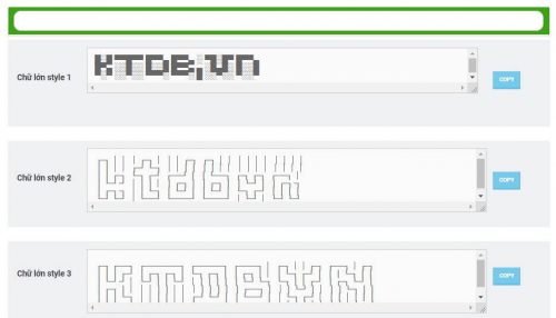 Tạo Font chữ lớn đẹp nhất trang trí tiểu sử Facebook 2025