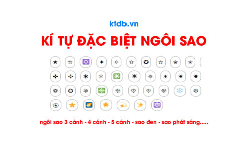Kí tự đặc biệt ngôi sao – icon ngôi sao đẹp mắt Kí tự đặc biệt ngôi sao – icon ngôi sao đẹp mắt