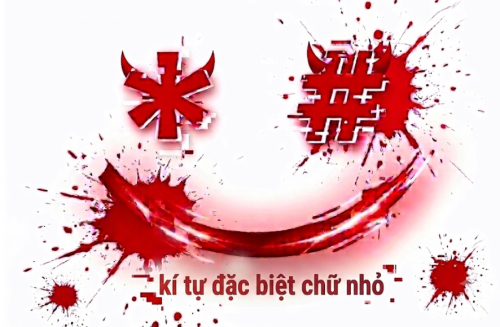 kí tự đặc biệt chữ nhỏ siêu đẹp
